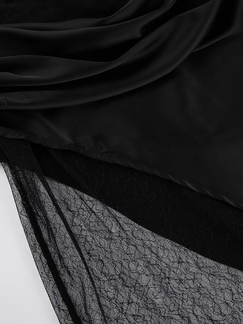 Lace Panel Midi Skirt, image 9