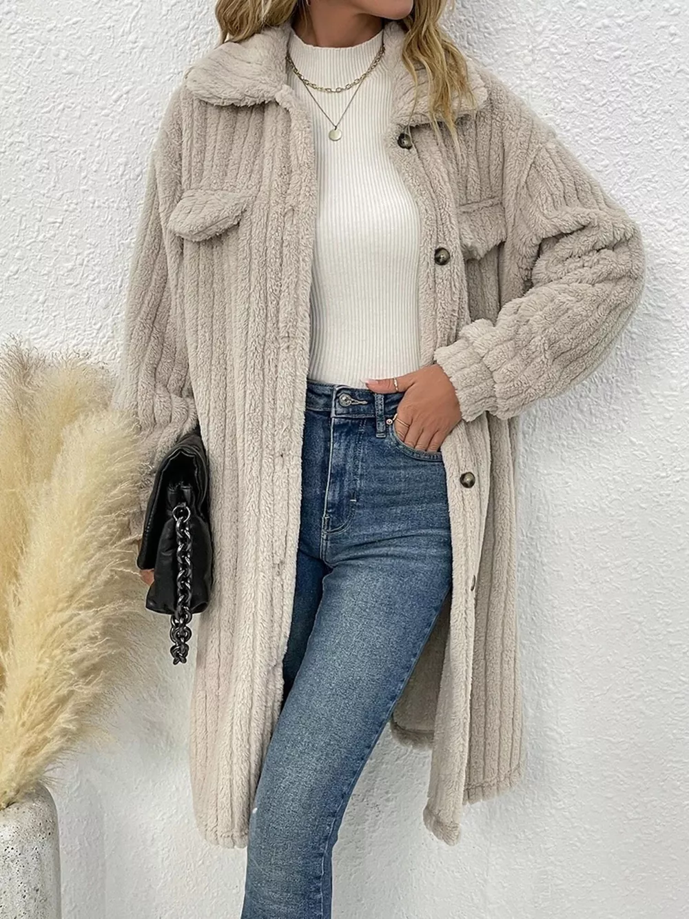 Button-Down Longline Outerwear, image 7