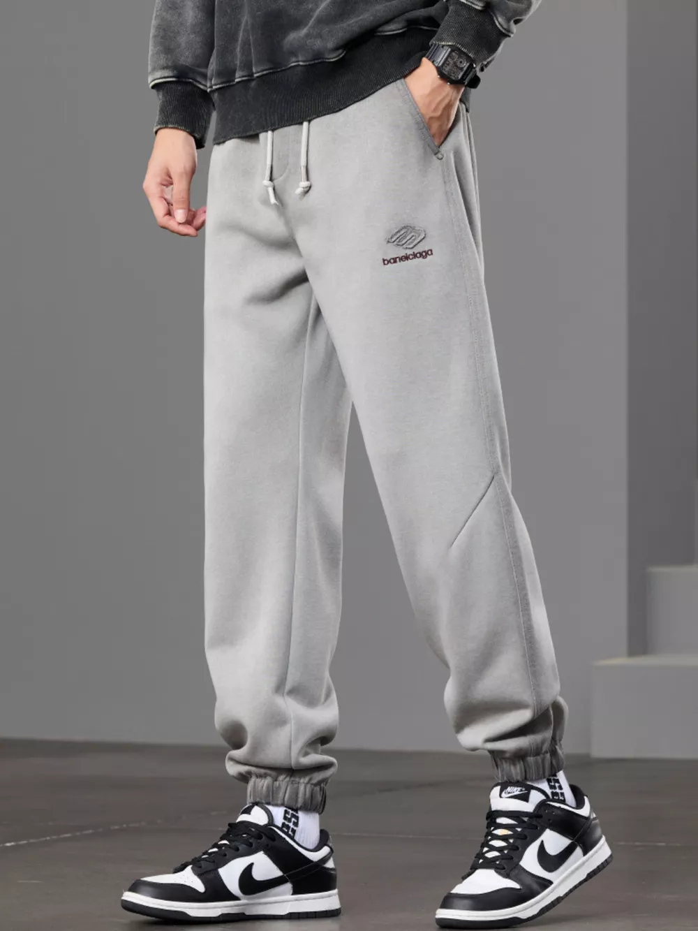 Men's Casual Loose Fit Sweatpants, image 5