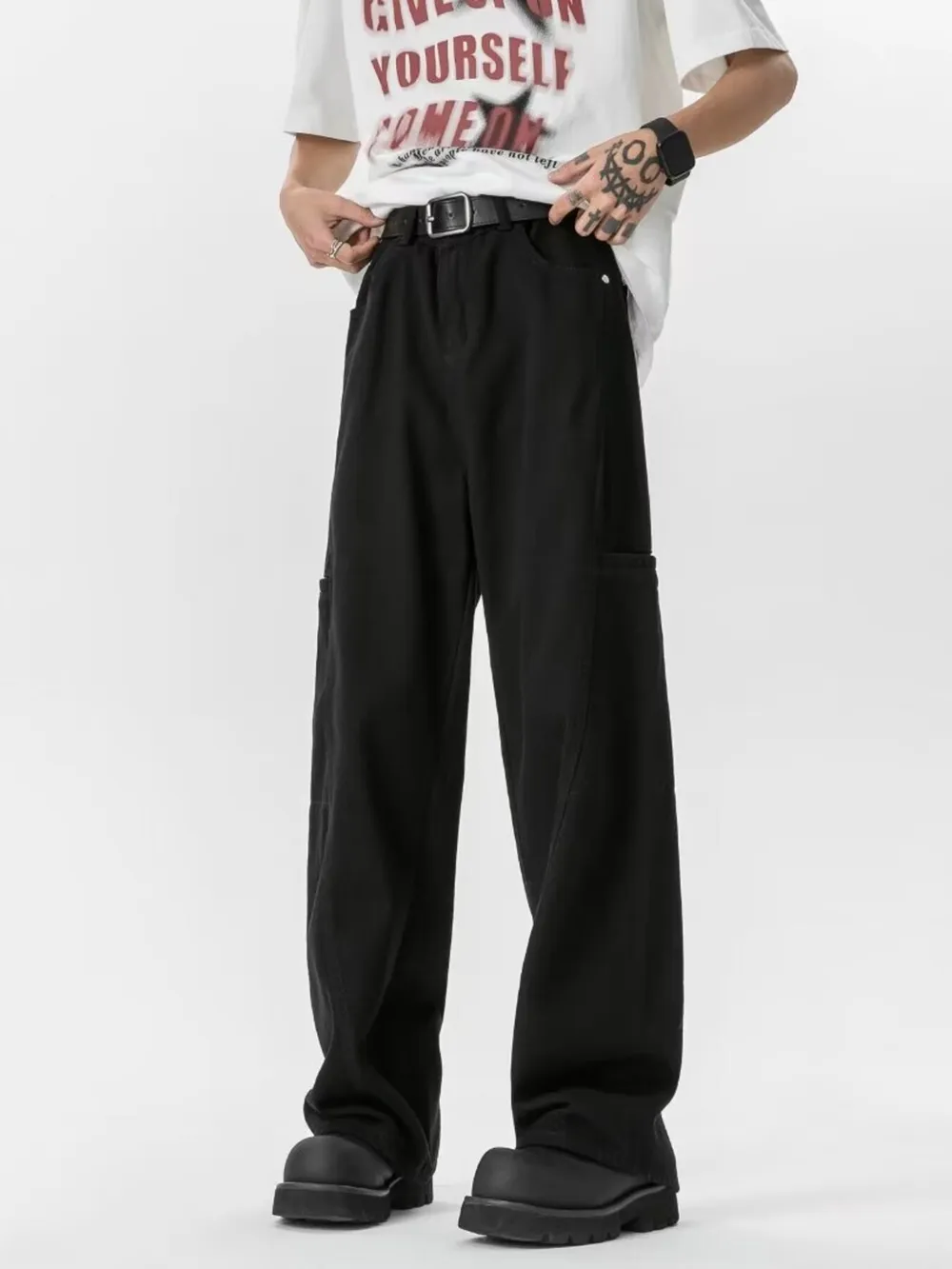 Men's Plus Size Loose Fit Pants, image 6