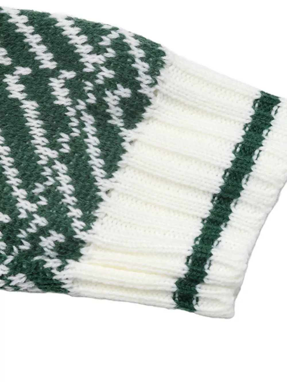 Geometric Patterned Collared Sweater, image 12
