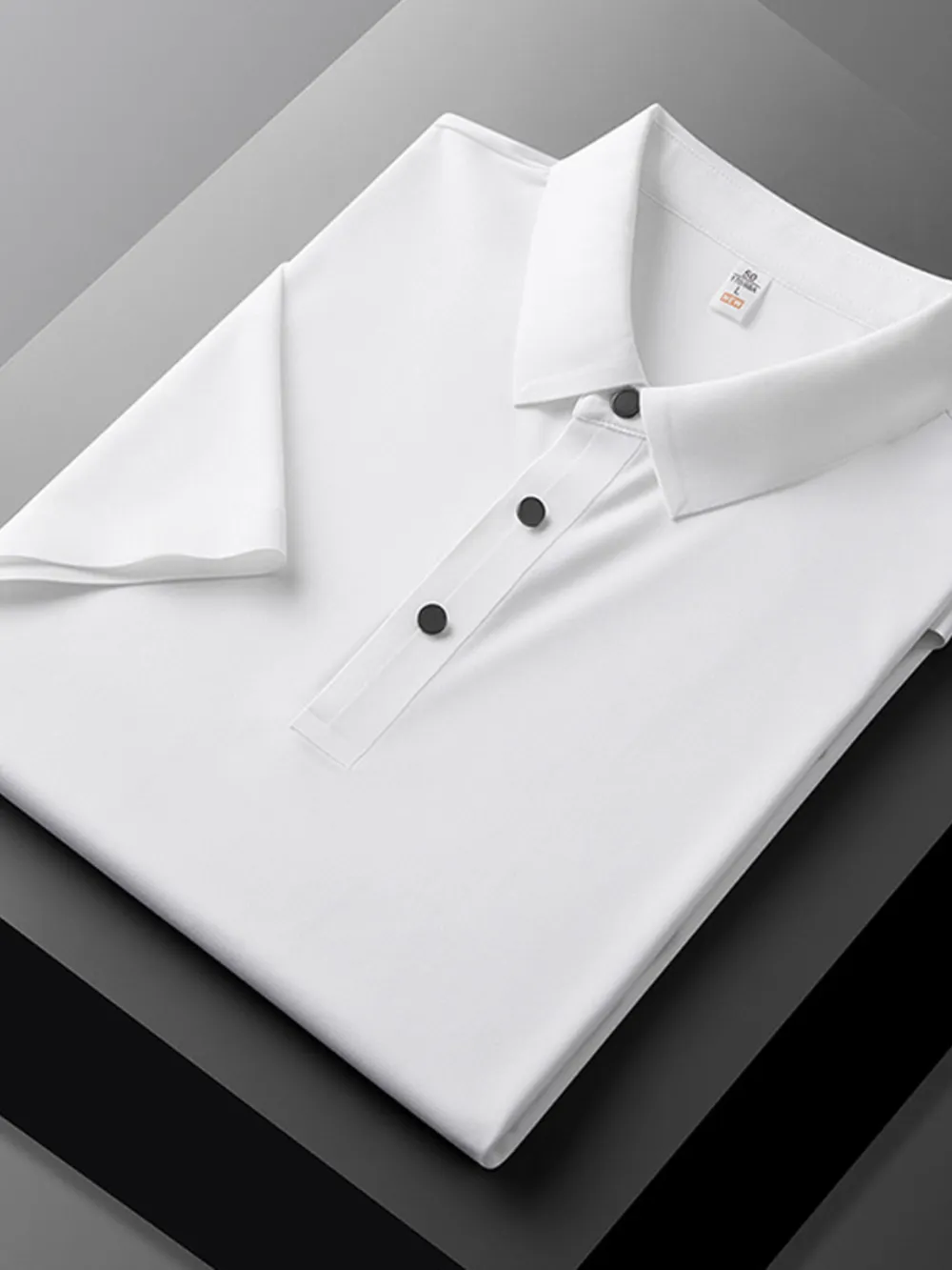 Men's Plus Size Short Sleeve Polo Shirt, image 4