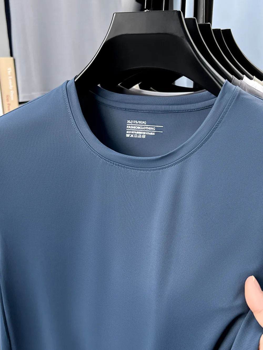 Men's Full Size Moisture-Wicking Short Sleeve T-Shirt Plus Size