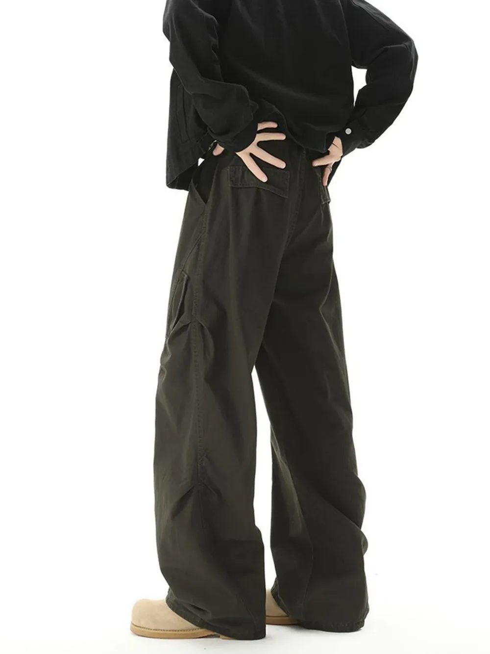 Men's Loose Fit Cargo Pants, image 3