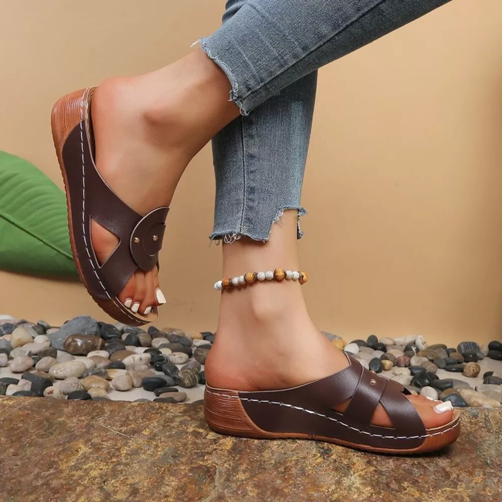 Open Toe Wedge Sandals, image 15