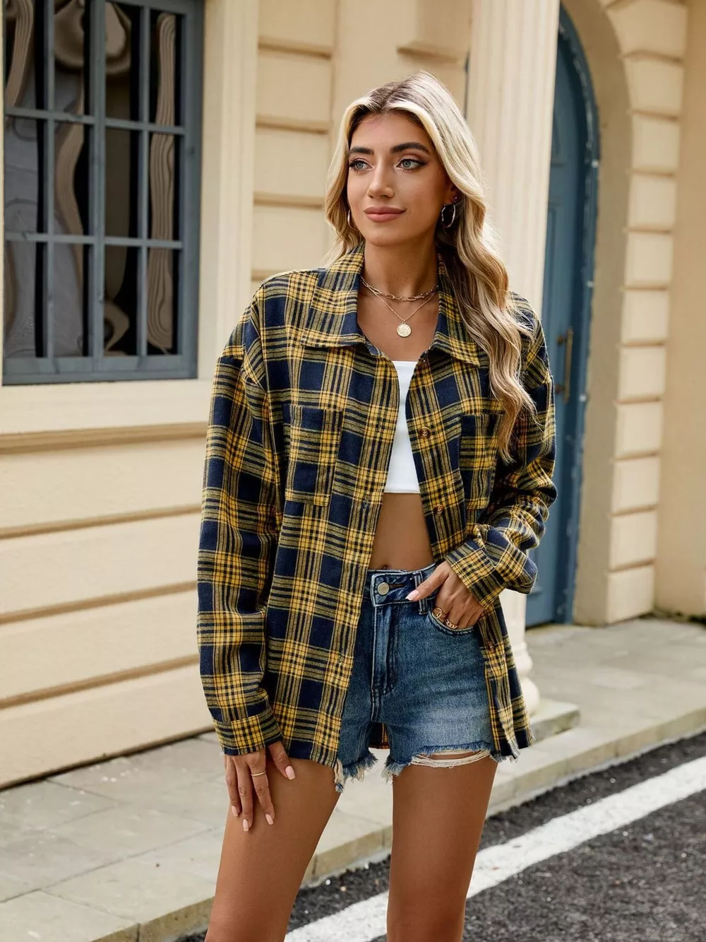 Plaid Button Up Shirt, image 15