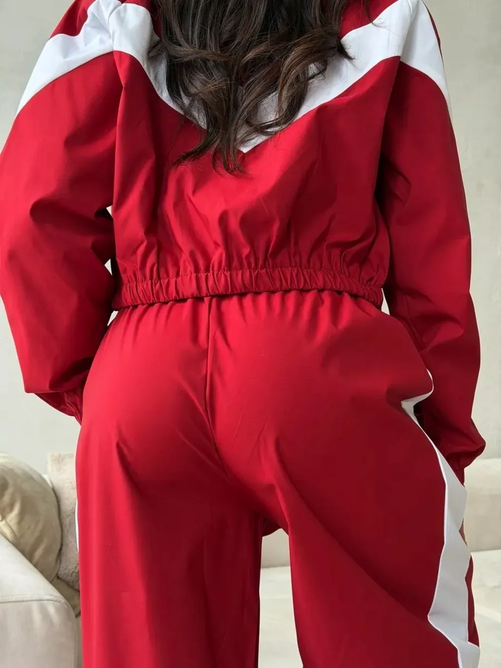 Color Block Zip Up Outerwear and Pants Set, image 9