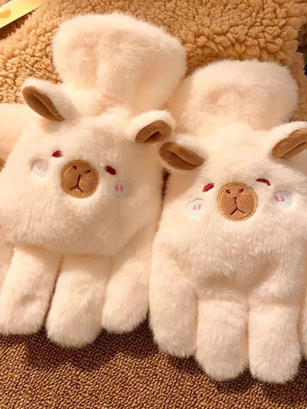Cartoon Animal Plush Gloves, image 6