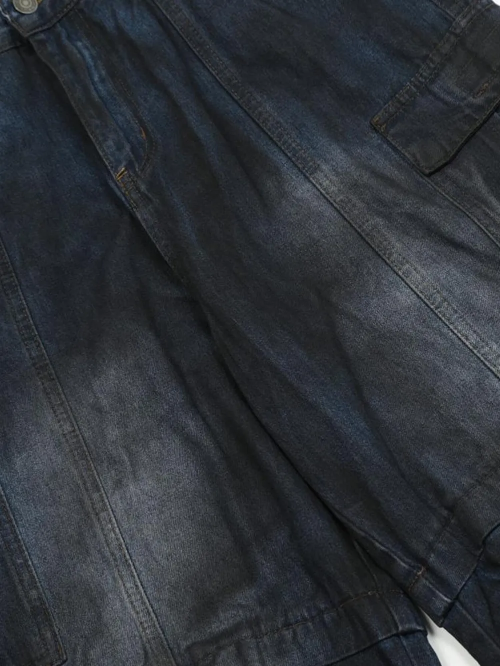 Men's Loose Fit Cargo Jeans, image 6