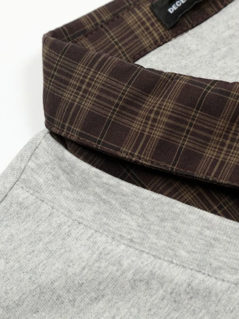 Men's Plaid Collar Short Sleeve Polo, image 5