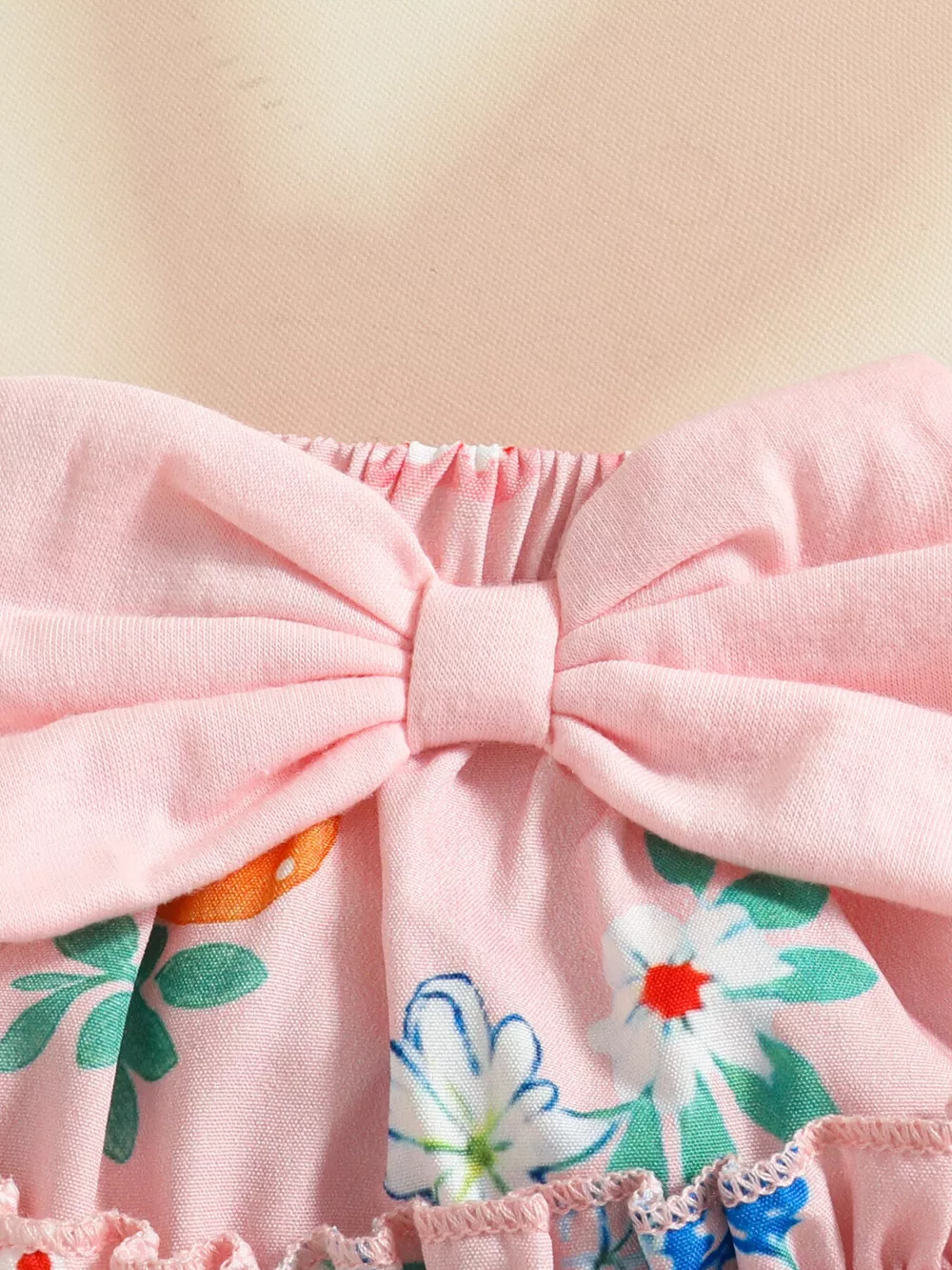 Children's Easter Bunny Long Sleeve Bodysuit and Pants Set with Headband, image 4