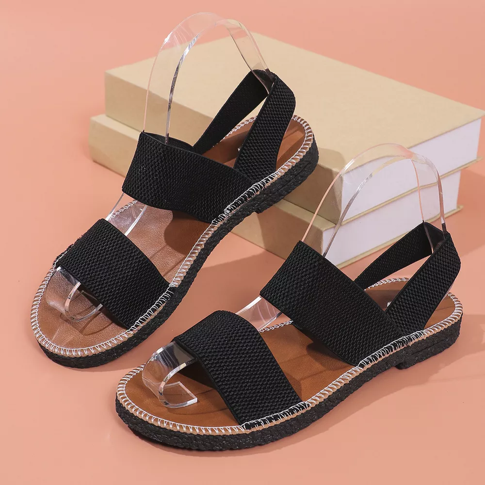 Elastic Band Open Toe Sandals, image 3