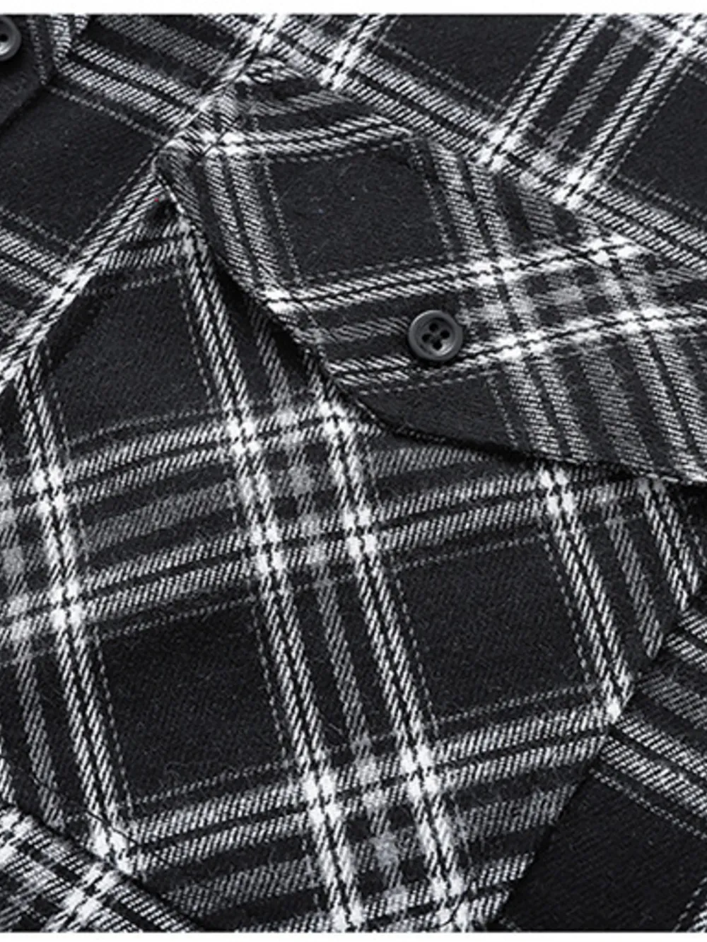 Men's Classic Plaid Button Up Shirt, image 7