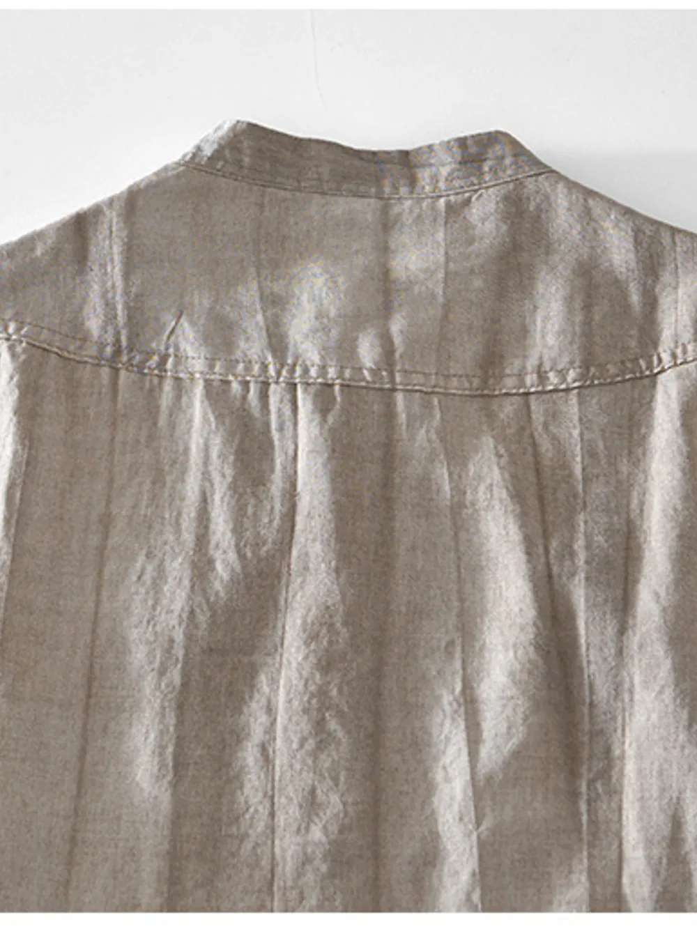 Men's Plus Size Button Detail Short Sleeve Shirt, image 7