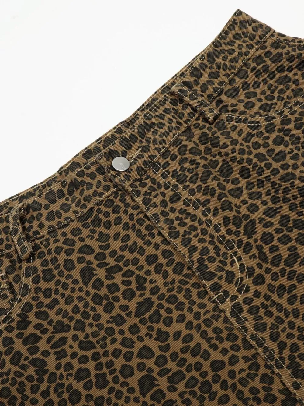 Men's Leopard Print Wide-Leg Capris, image 5