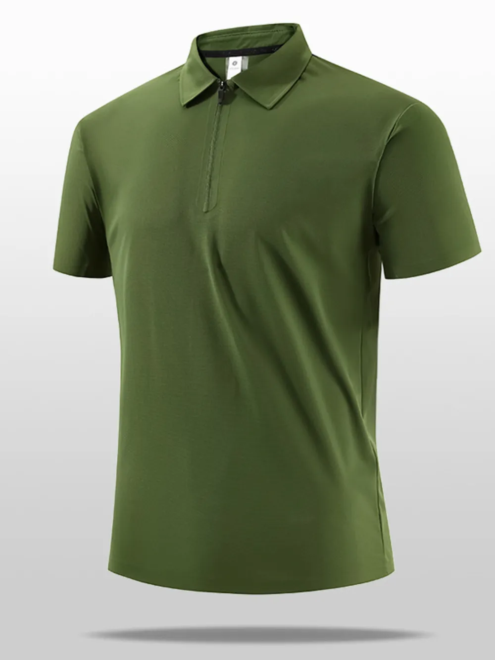 Men's Plus Size Collared Neck Short Sleeve Polo, image 3