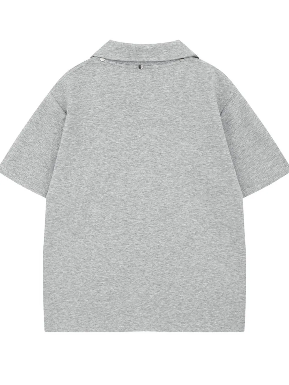 Men's Detachable Collar Short Sleeve Top, image 3