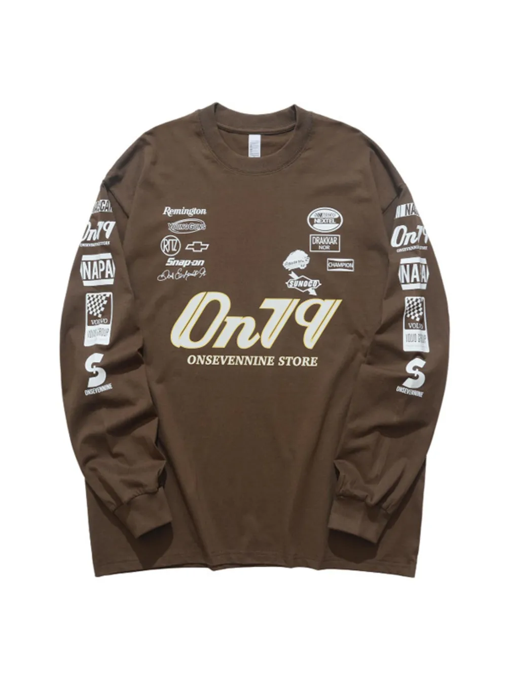 Men's Graphic Round Neck Long Sleeve T-Shirt, image 4