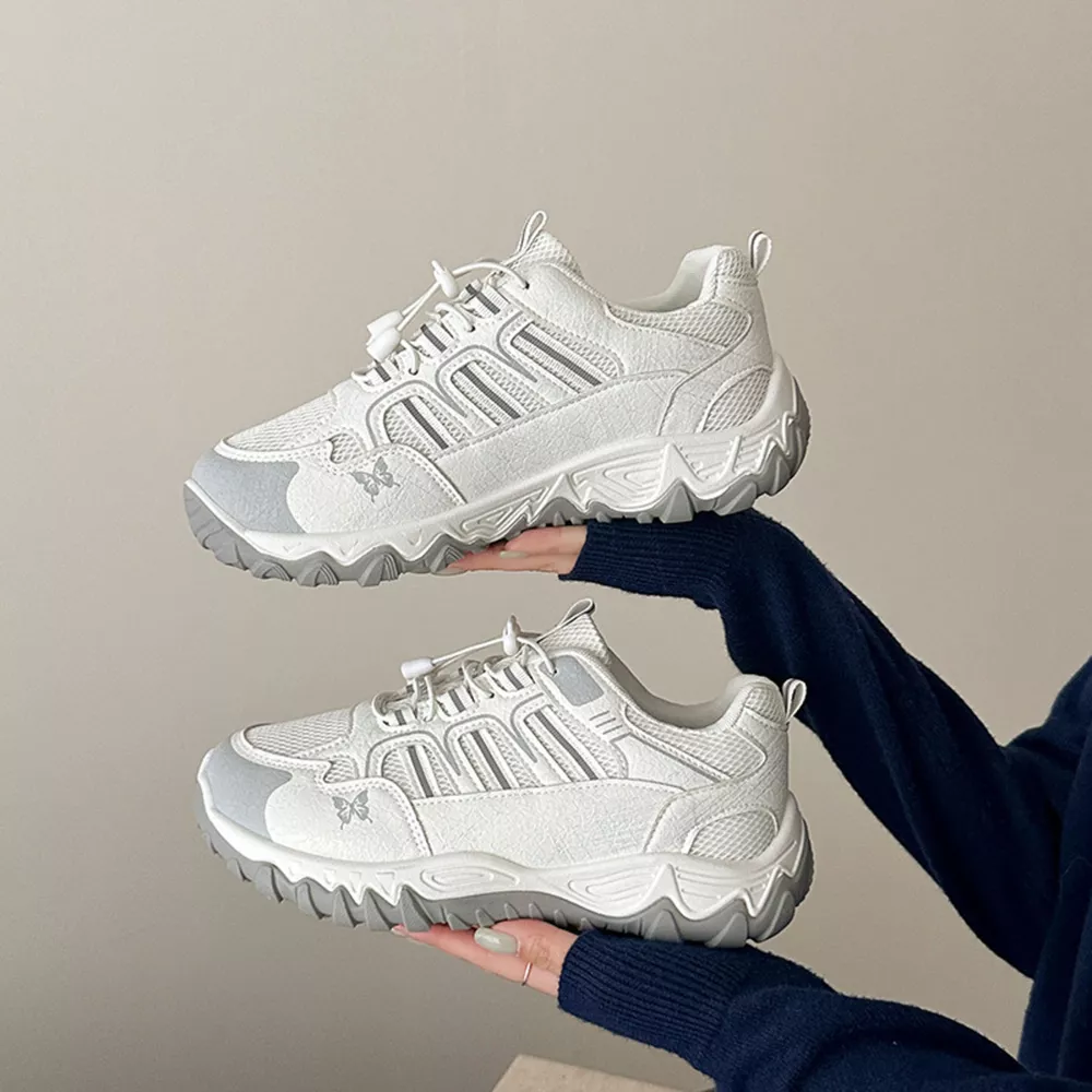 Round Toe Lace Up Sneakers, image 8