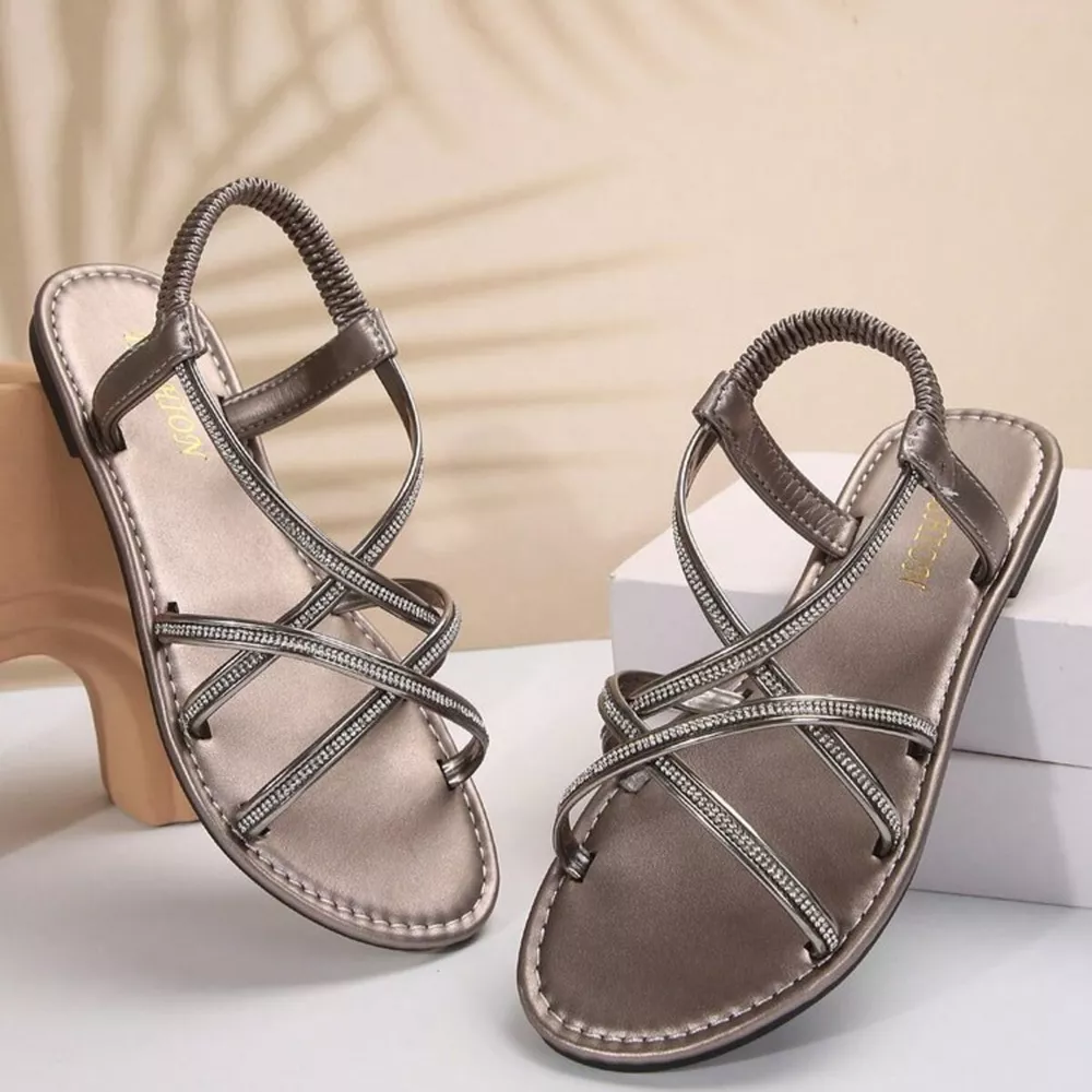 Open Toe Flats Sandals, image 4