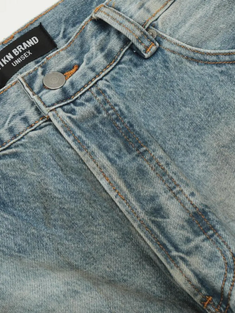 Men's Distressed Wide Leg Jeans, image 10
