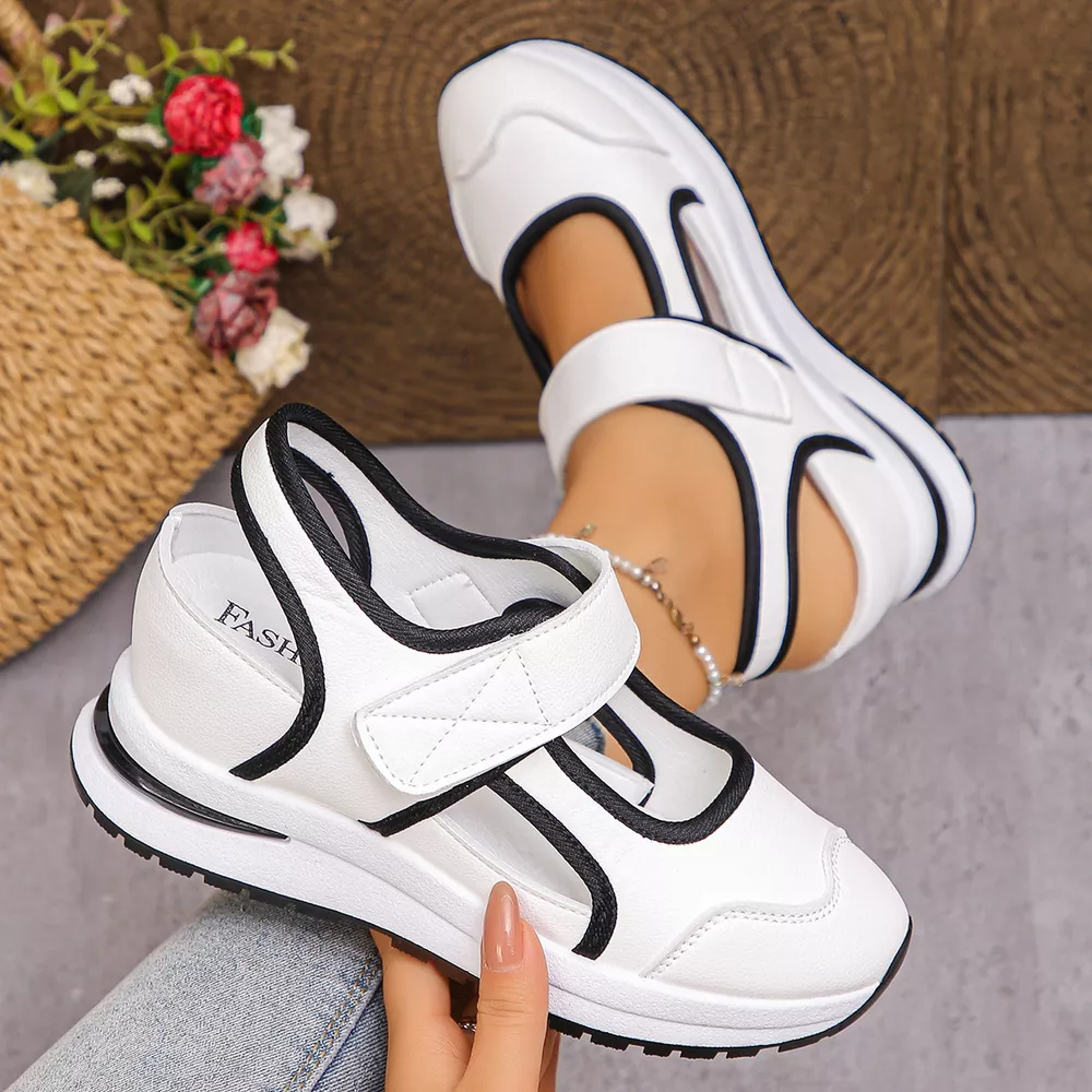 Round Toe Wedge Sandals, image 3