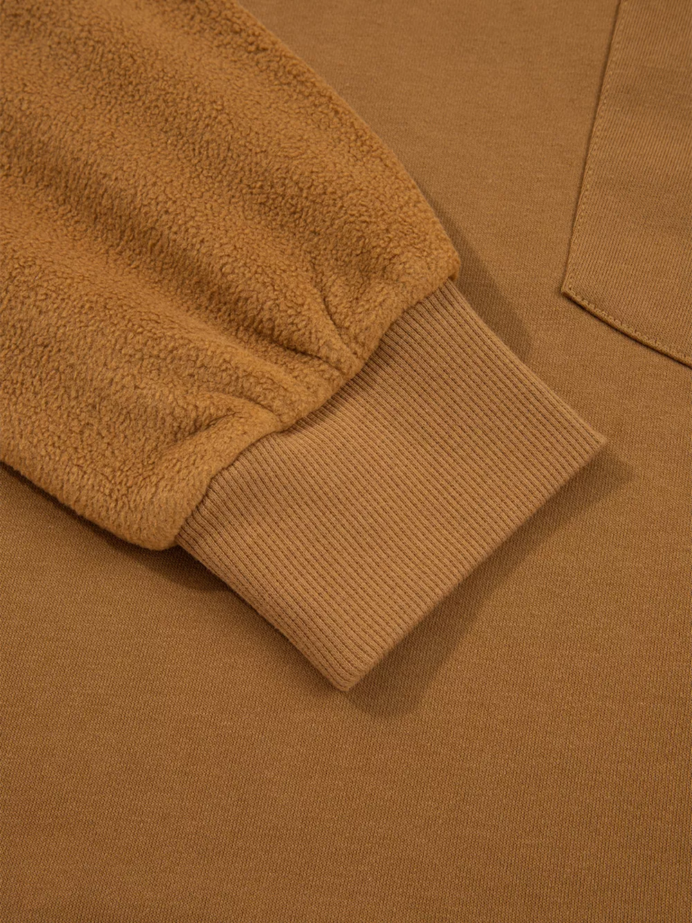 Oversized Textured Split Neck High Low Sweatshirt, image 9