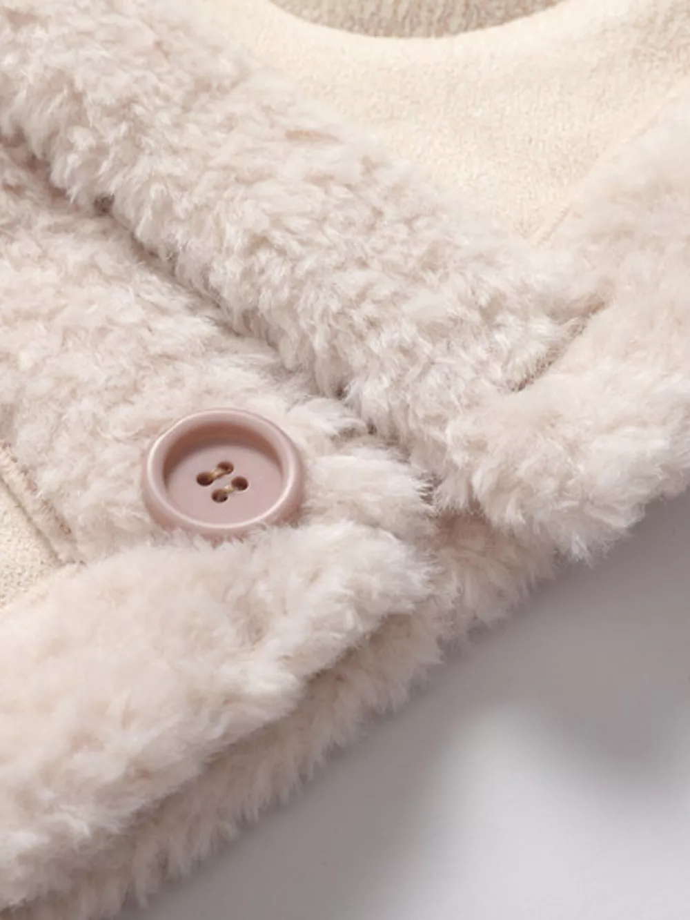 Men's Plus Size Shearling Lined Button Up Jacket, image 8