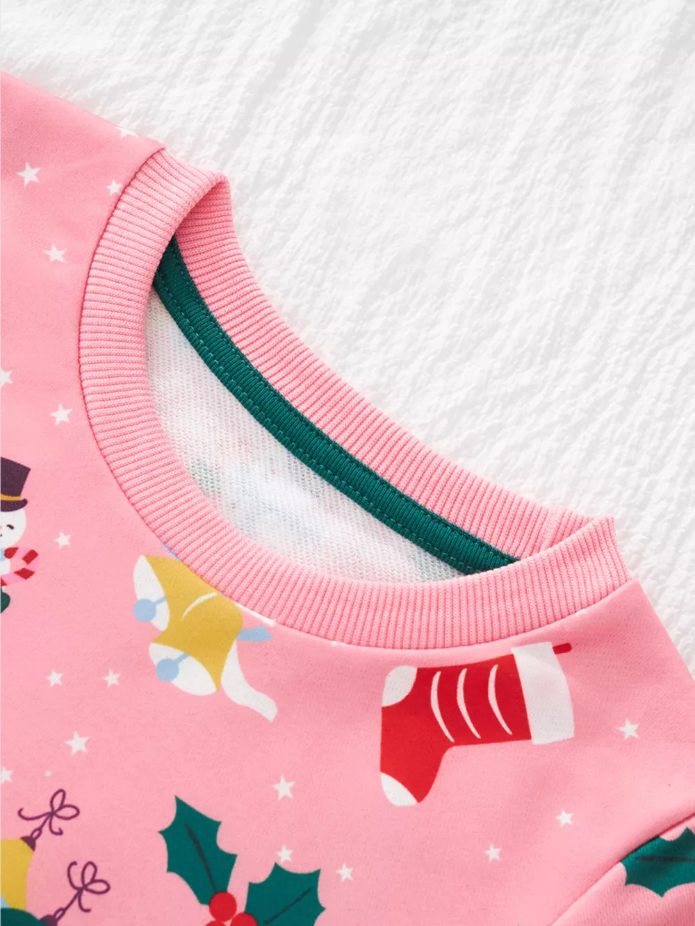 Children's Christmas Print Crew Neck Sweatshirt, image 3