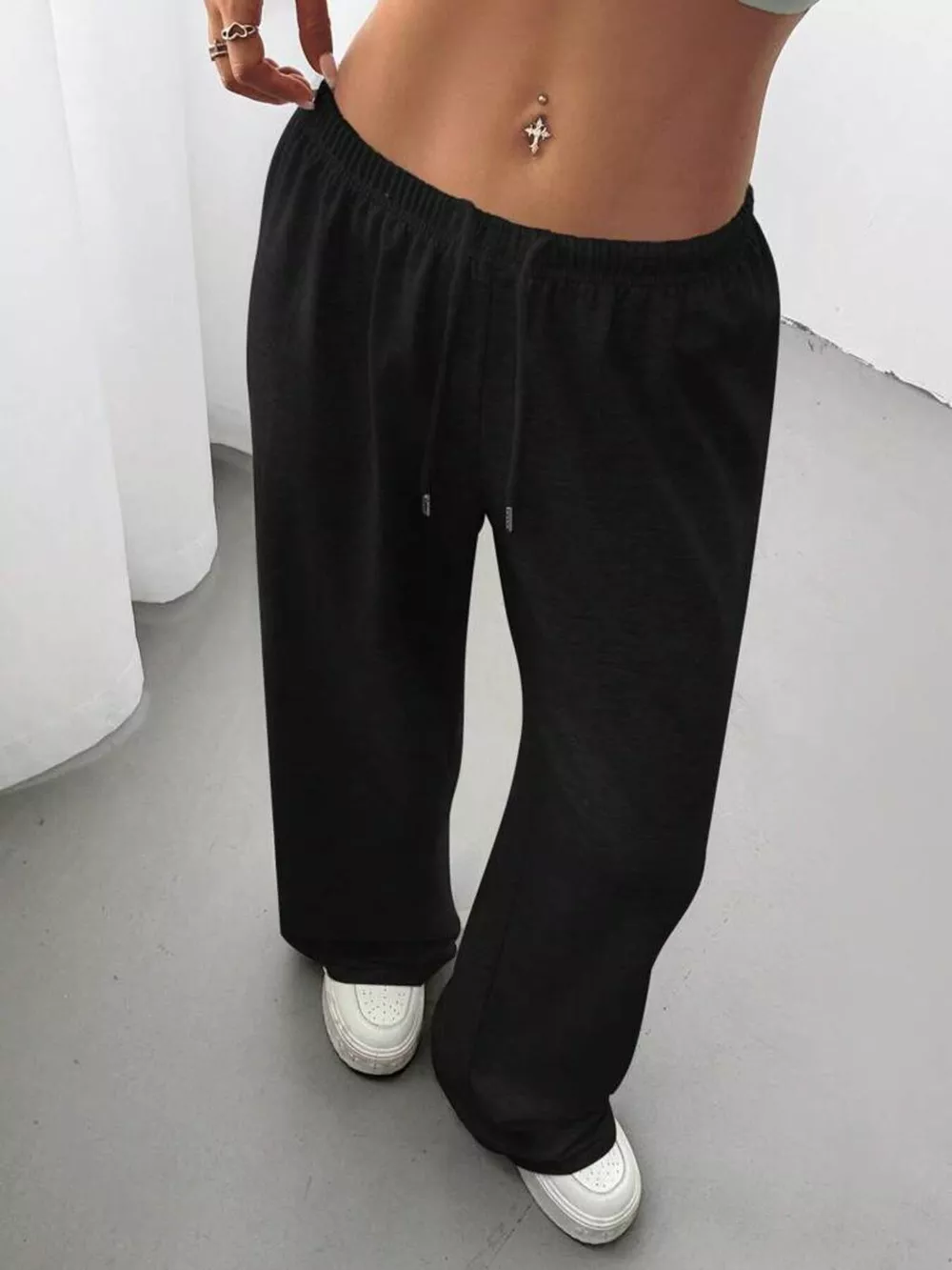 Relaxed Fit Drawstring Pants, image 9