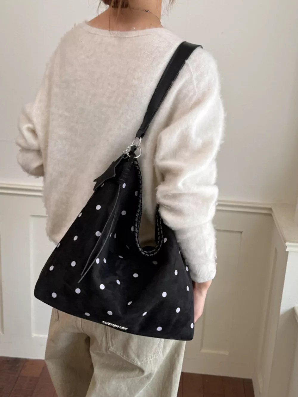 Polka Dot Shoulder Bag, image 6
