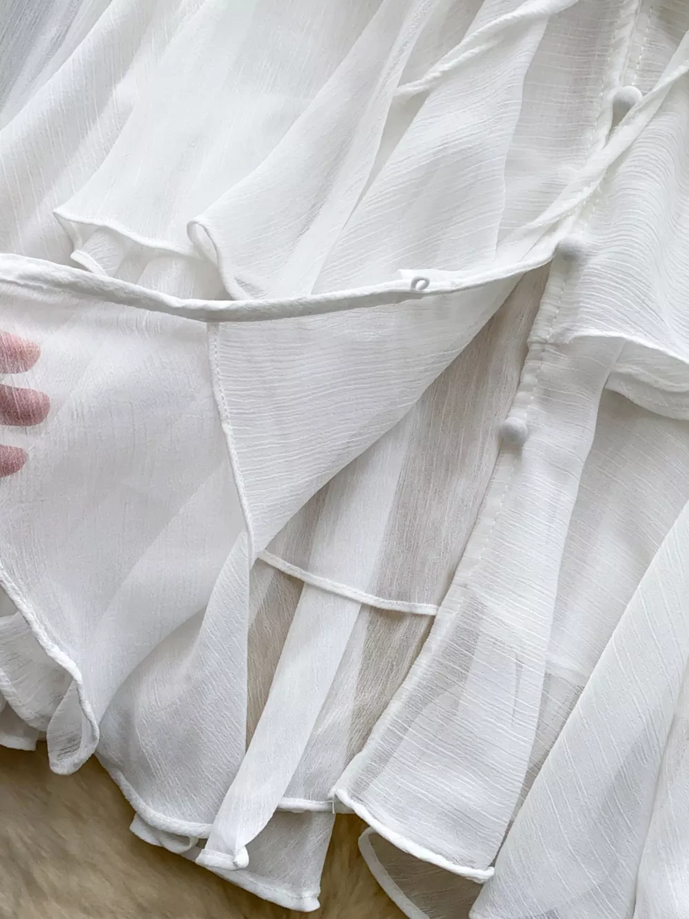 Ruffle Tiered Chiffon Blouse, image 21