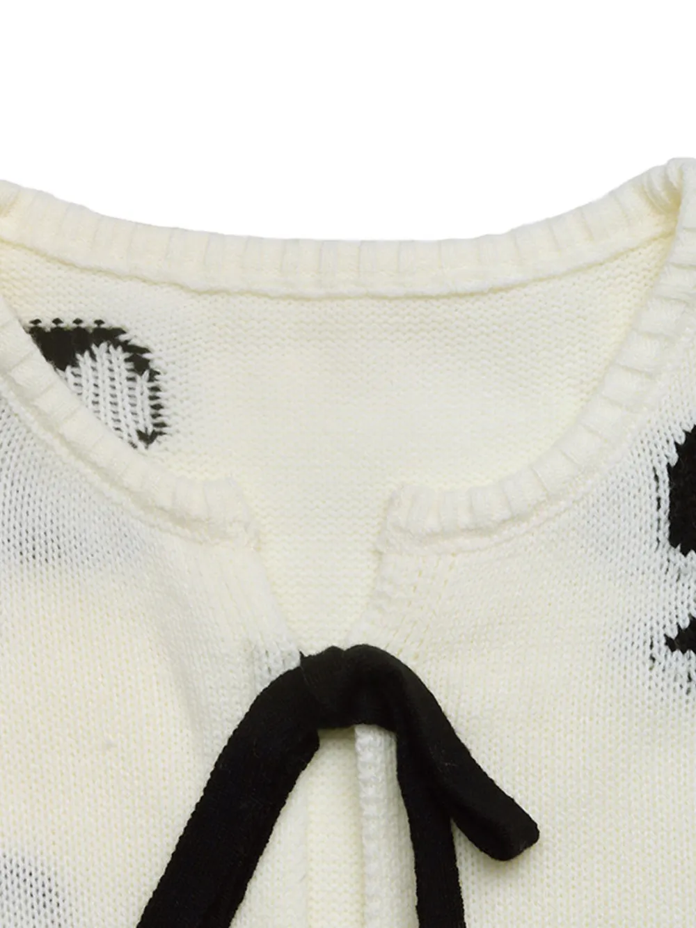 Bow Print Tie-Front Cardigan, image 4