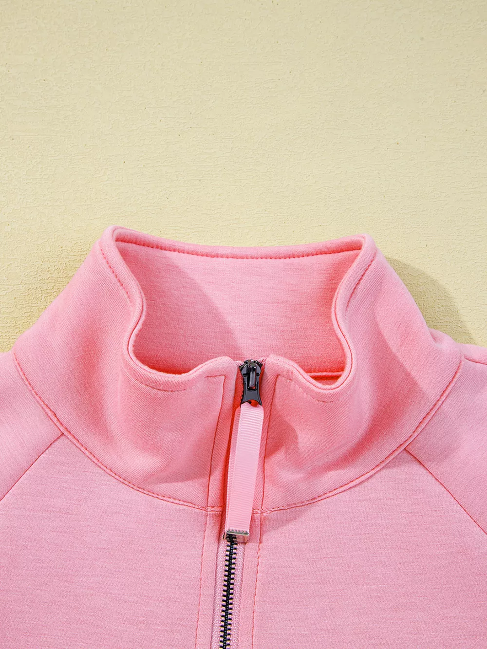 Half Zip Long Sleeve Top and Mini Skirt 2pcs Outfit, image 19