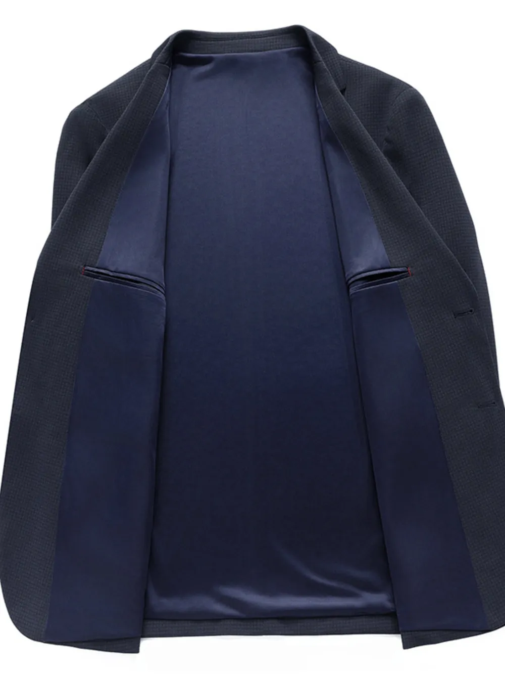 Men's Lapel Collar Long Sleeve Blazer, image 3