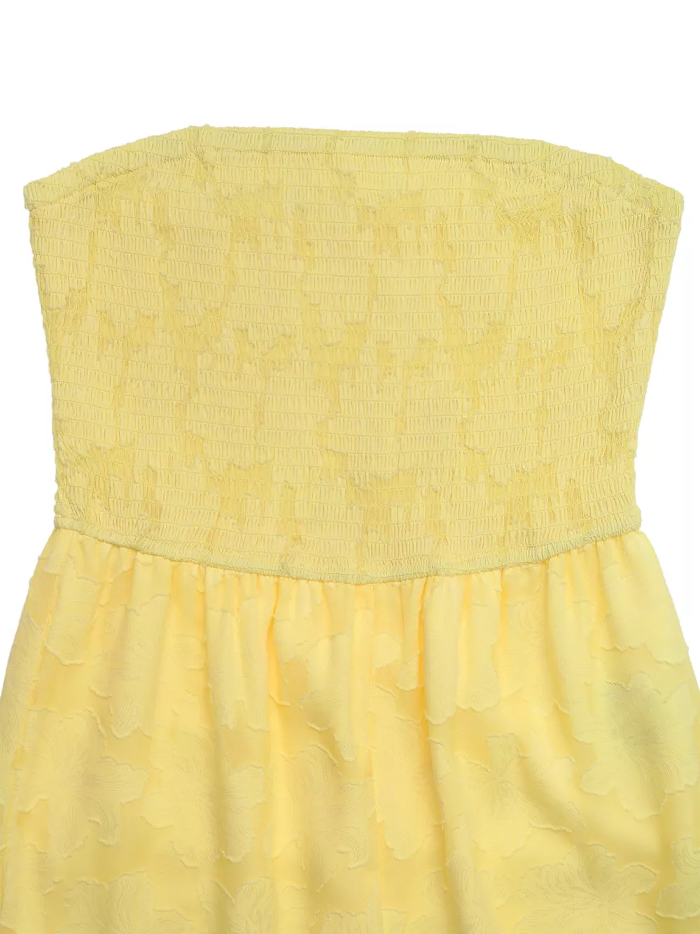 Lace Smocked Tube Jumpsuit, image 9