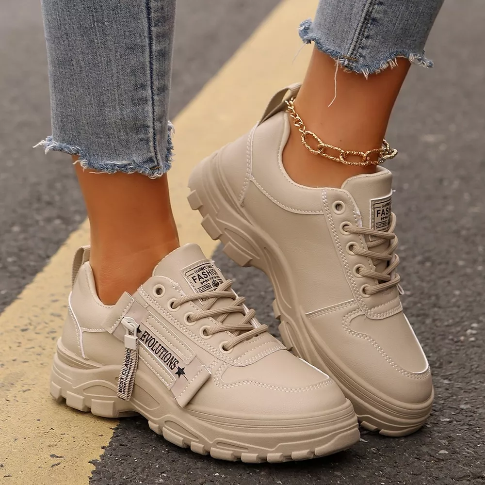 Lace Up Round Toe Athletic, image 6