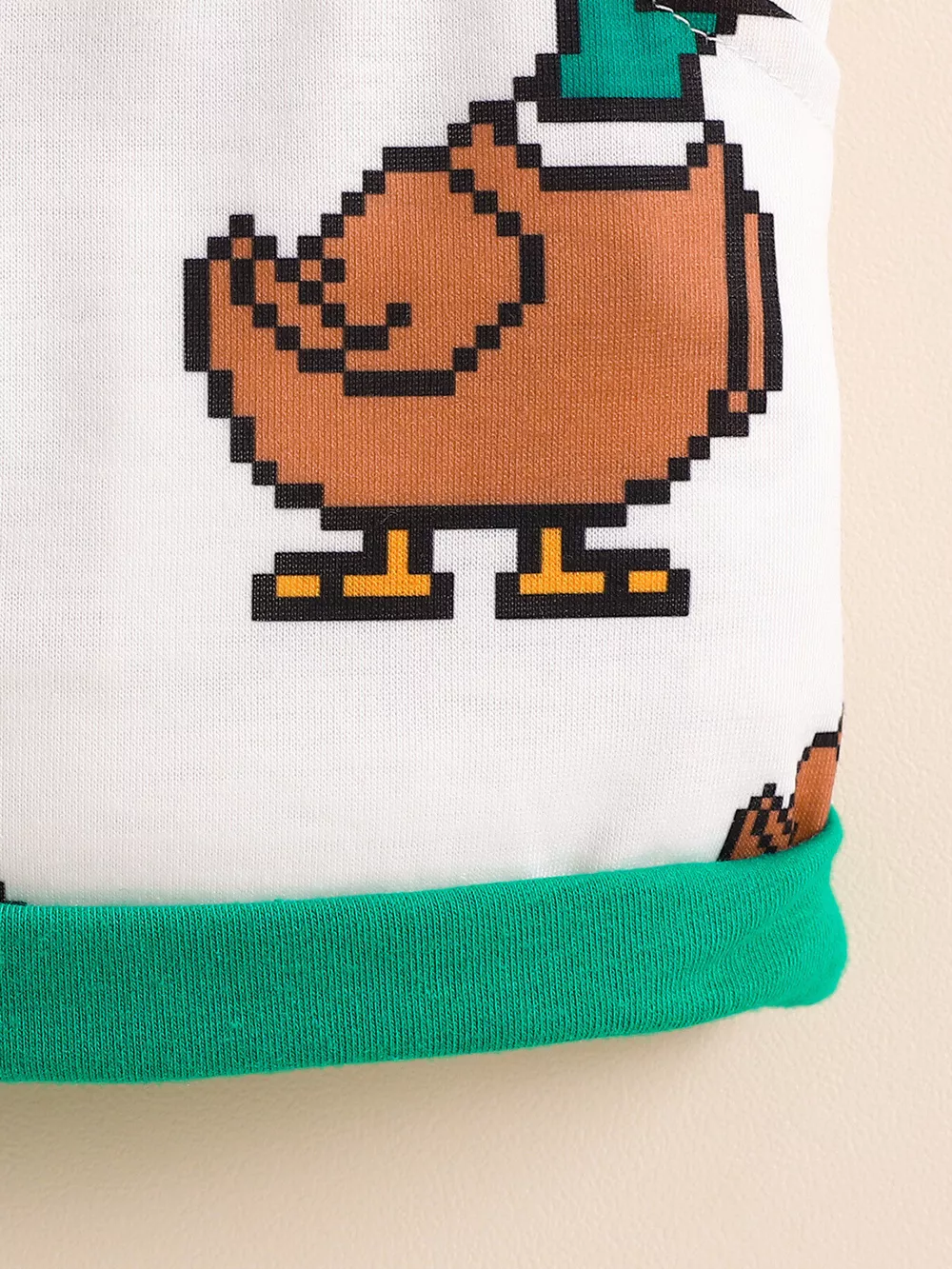 Children's Duck Round Neck Tee and Shorts Set, image 6