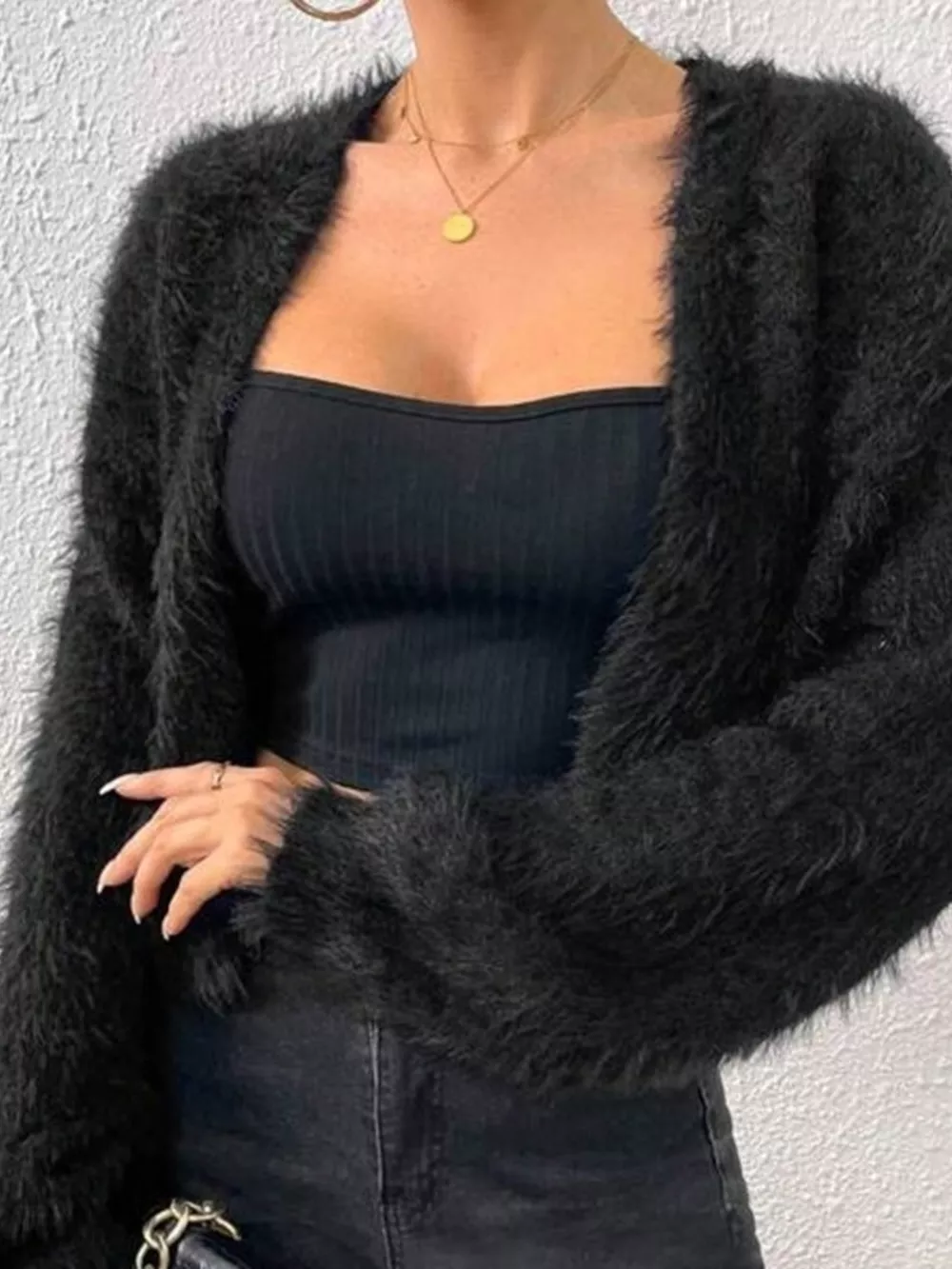 Open Front Long Sleeve Cardigan, image 12