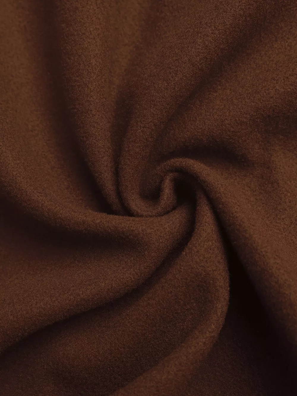 Lapel Collar Belted Wool Blend Coat, image 7