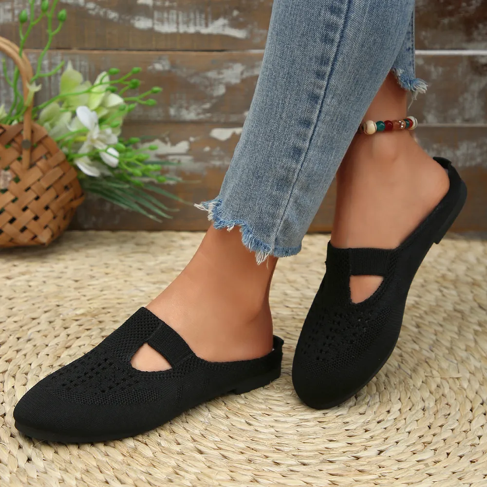 Round Toe Flat Slip-Ons, image 3