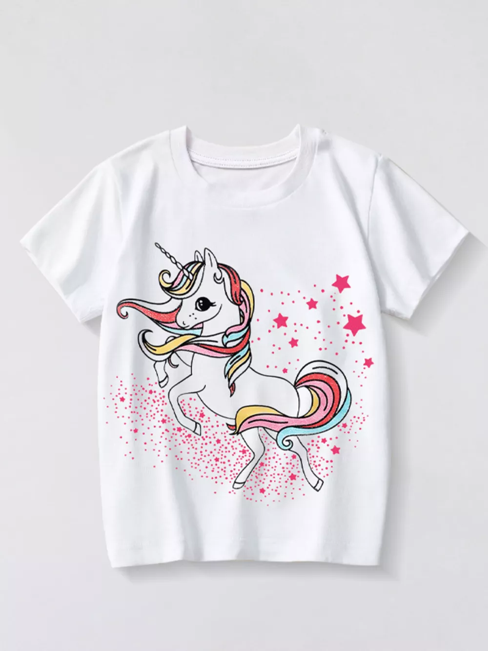 Children's Unicorn Graphic Short Sleeve T-Shirt, image 11