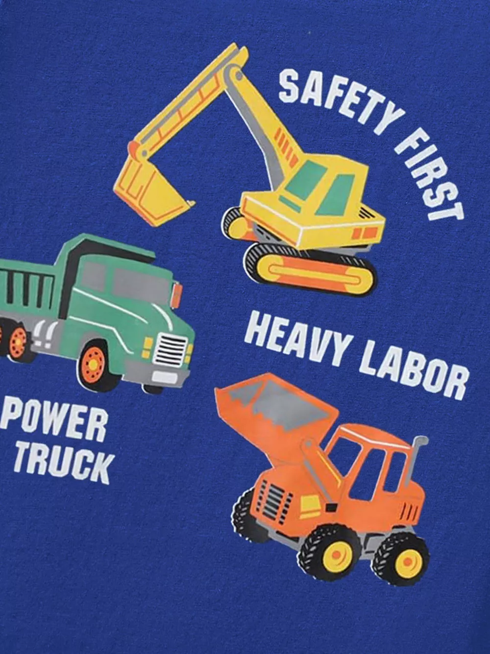 Children's Cartoon Construction Vehicle Graphic Tee, image 4