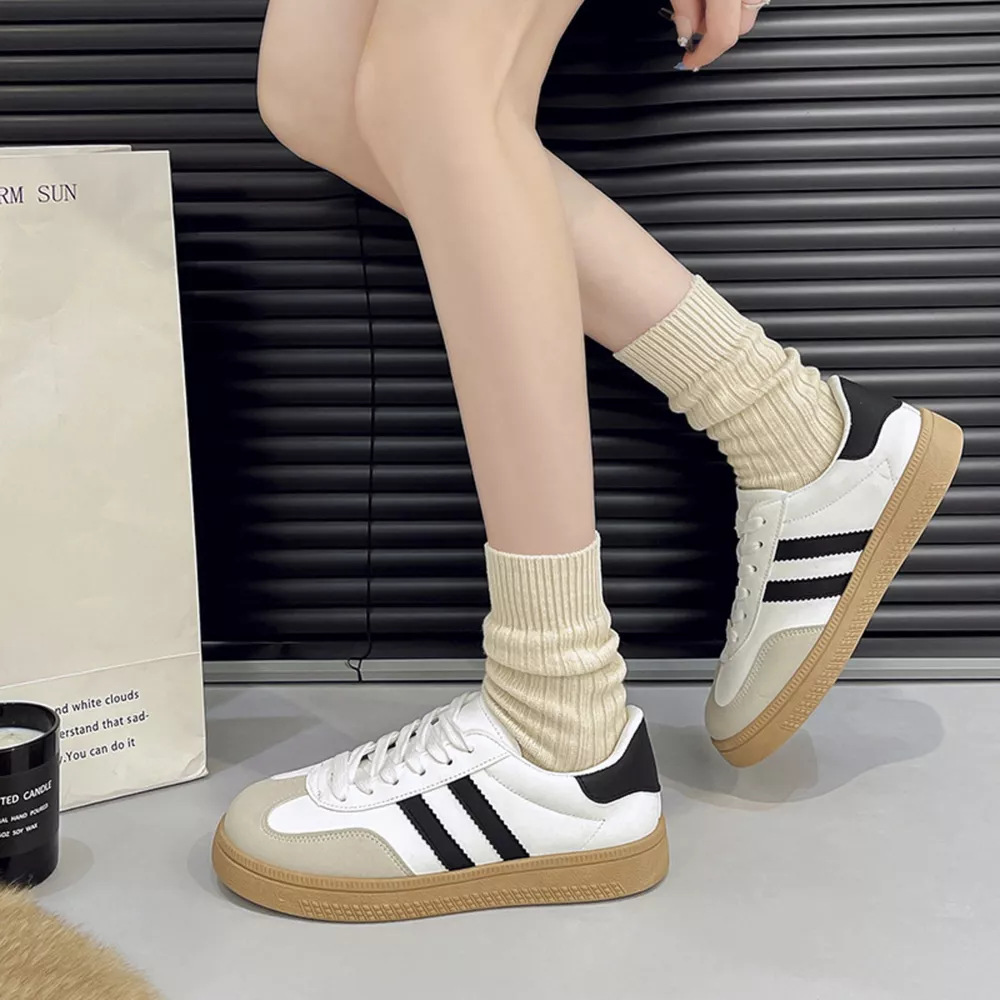 Round Toe Lace Up Sneakers, image 5