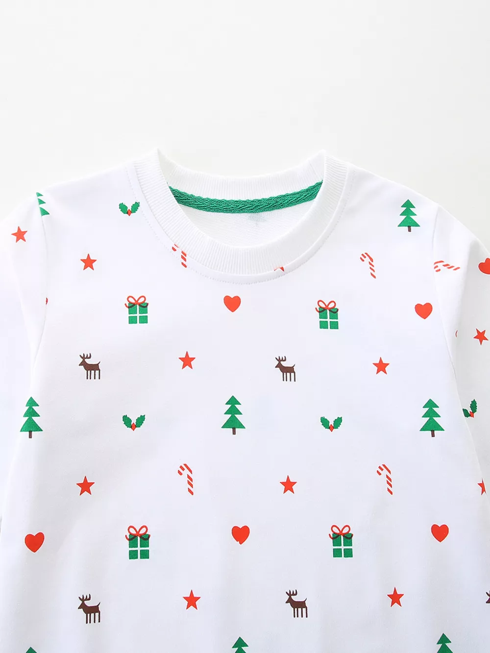 Children's Christmas Print Crew Neck Sweatshirt, image 3