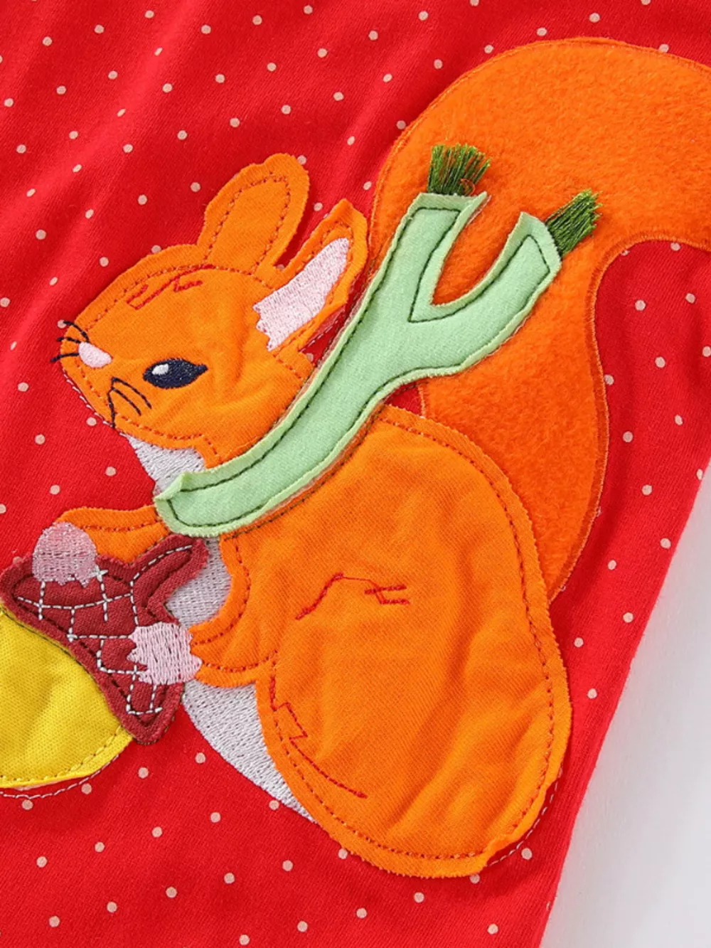 Children's Animal Applique Long Sleeve Dress, image 4