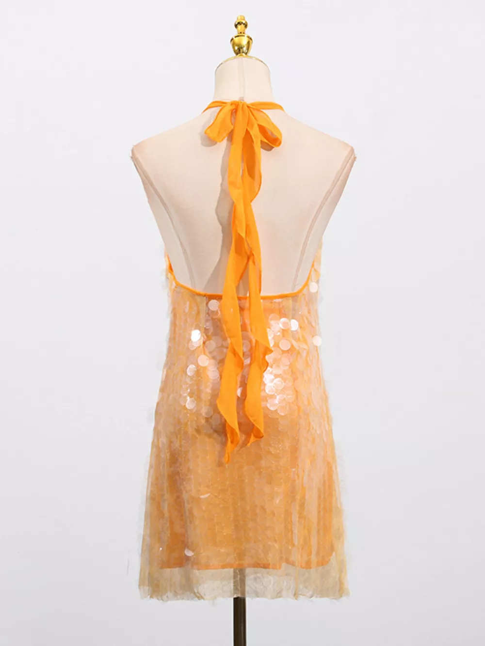 Sequin Halter Neck Mini Dress, image 17