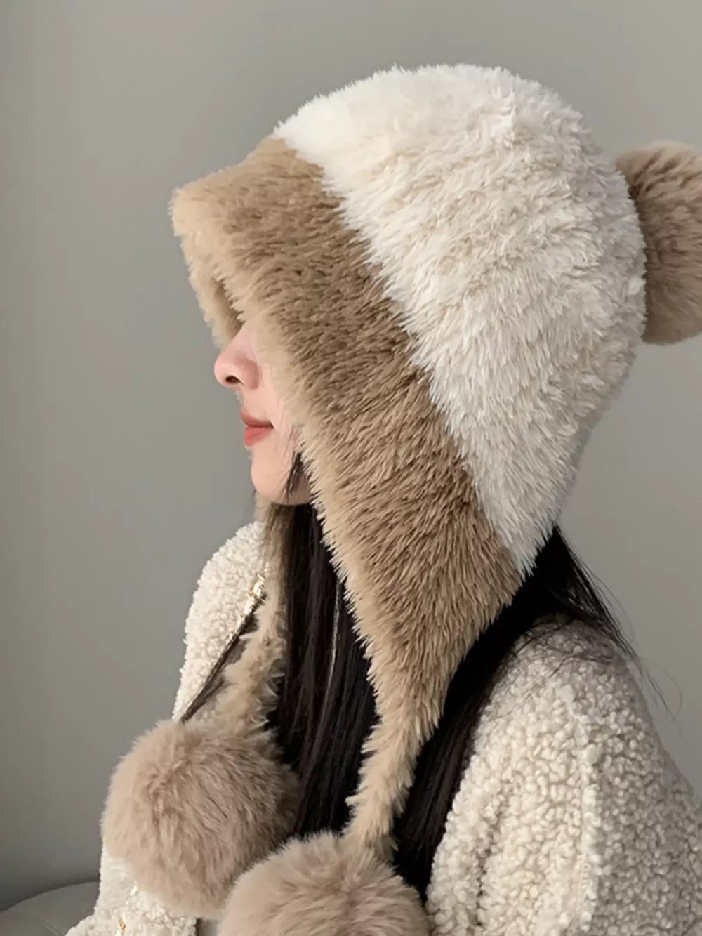 Plush Pom-pom Hat, image 3