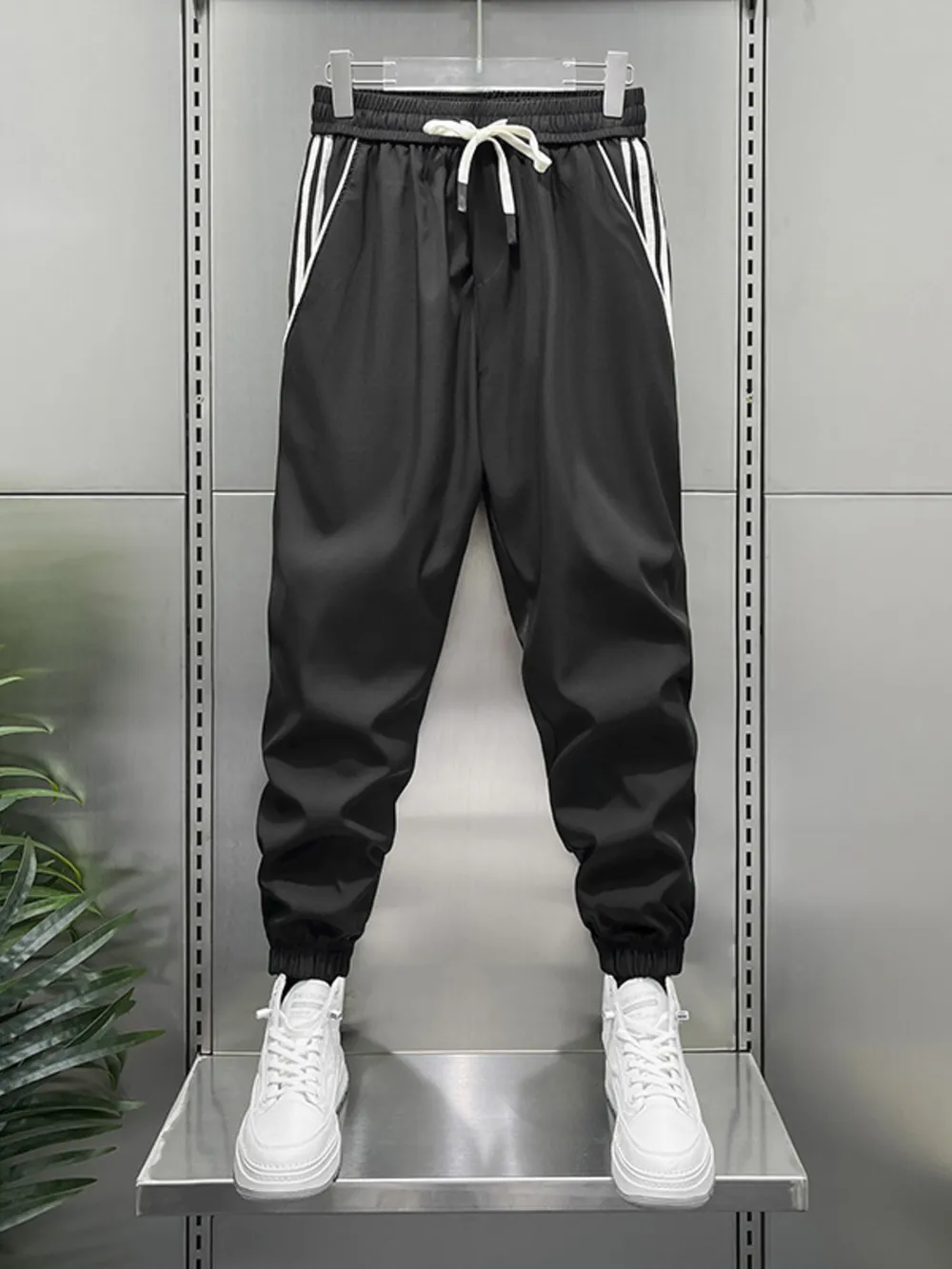 Men's Plus Size Casual Drawstring Joggers
