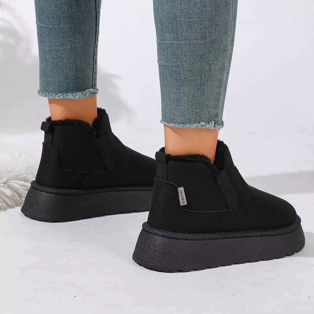 Round Toe Platform Boots, image 5